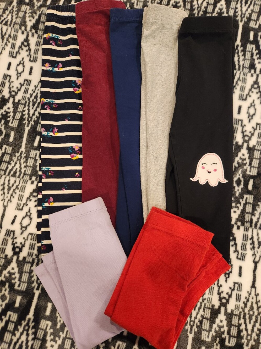 Kids Leggings & Capri Bundle - Mixed Colors, Size 3T